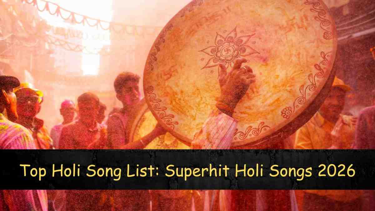 Holi Song 2026: These Superhit Holi Songs Have Become the Identity of the Festival of Colors